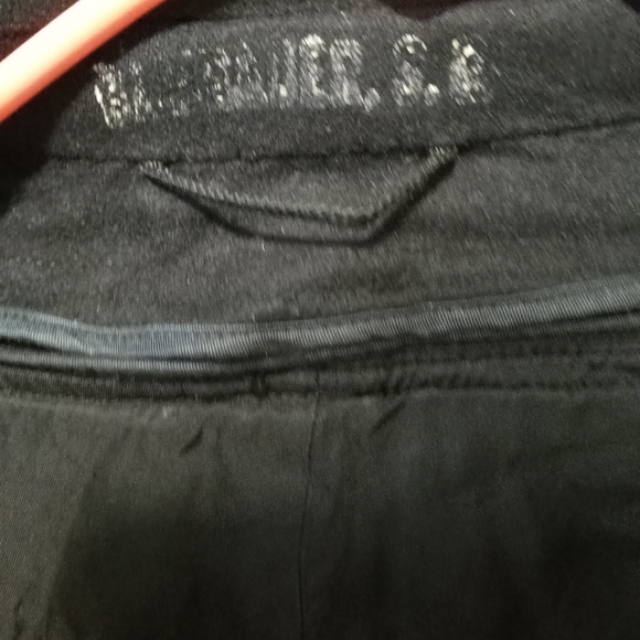 Long black Navy Pea coat - Picture 3 of 7